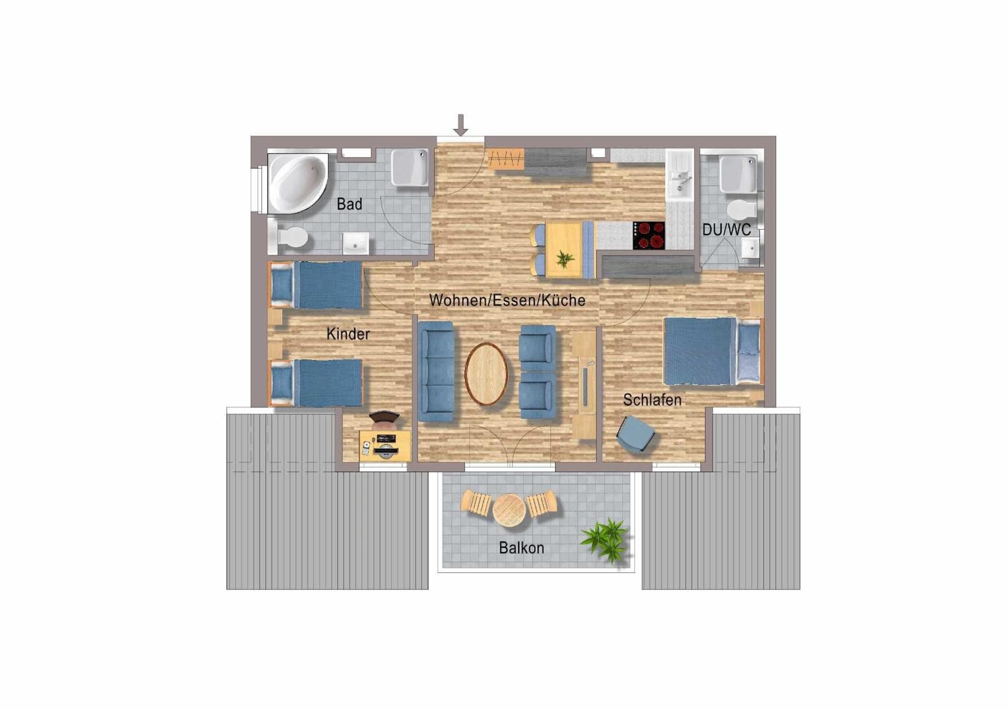 H&P Touristik Residenz Grafenmatt Gra-3-1 Apartment Feldberg  Exterior photo